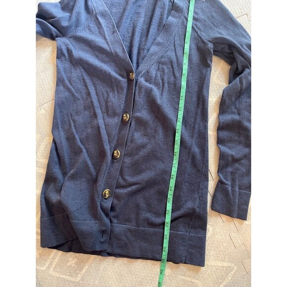 Navy Juicy Couture Button Up Cardigan Small - Picture 8 of 9